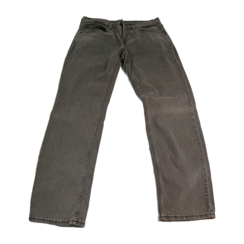Levi's 559 Jeans Mens 36×34 Gray Light Wash Denim Relaxed Fit Straight Leg